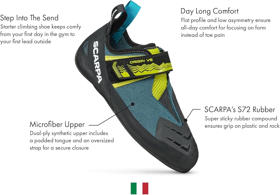 SCARPA - SCARPA ORIGIN ボルダリング クライミング シューズ 24.5 Amazon.com | SCARPA Men's Origin Rock Climbing Shoes for Gym